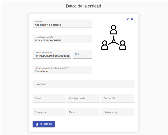 Captura de pantalla del sistema SIFAC