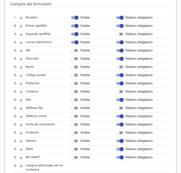 Captura de pantalla SIFAC