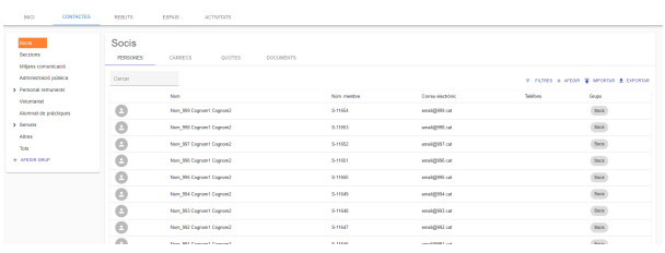 Captura de pantalla SIFAC