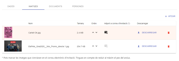 Captura de pantalla SIFAC