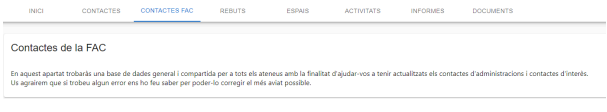 Captura de pantalla SIFAC